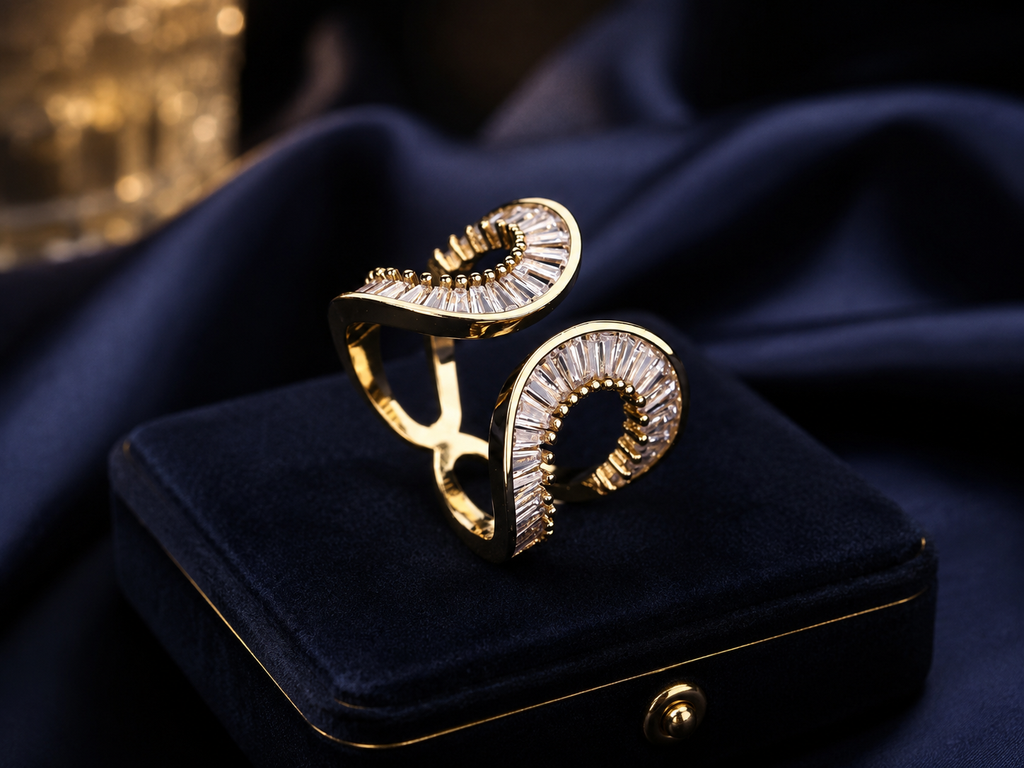 The Baguette Ring
Bold. Feminine. Unforgettable.