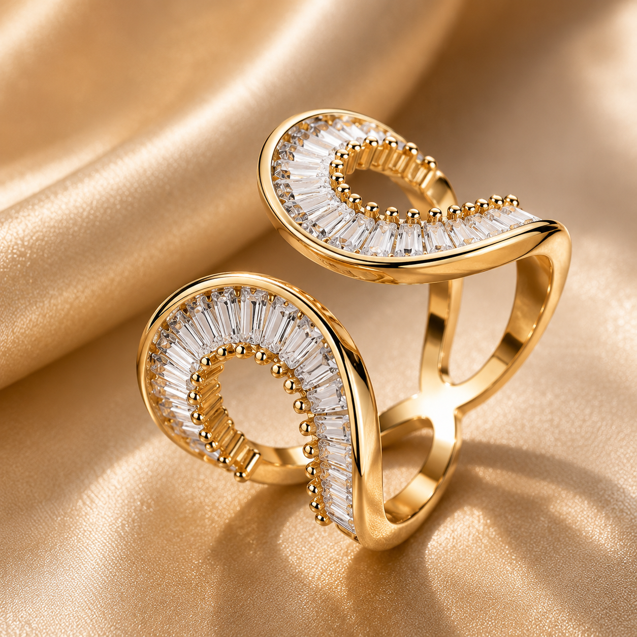 The Baguette Ring
Bold. Feminine. Unforgettable.