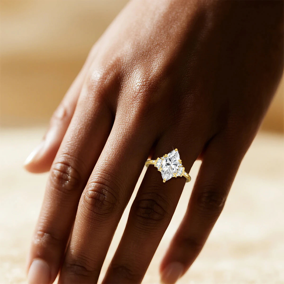 Alma Marquise Solitaire