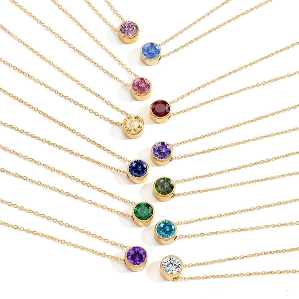 The Alma Birthstone Necklace
