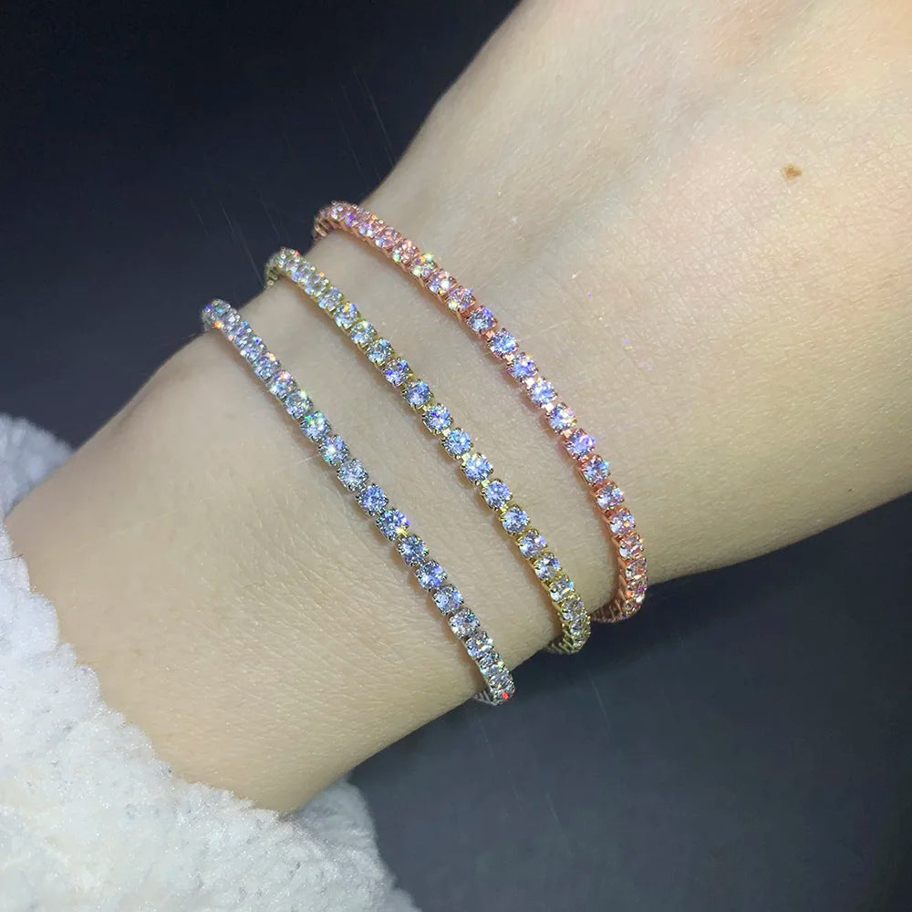 The Celeste Tennis bracelet