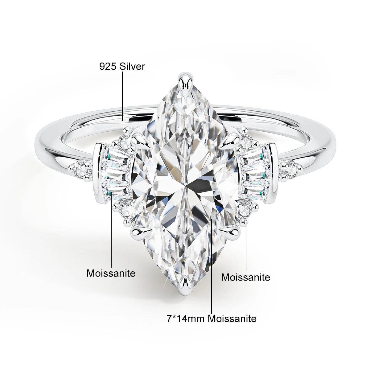 Alma Marquise Solitaire